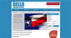 Desktop Screenshot of belloinsurance.com